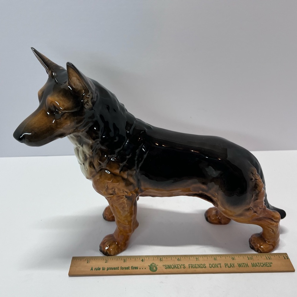 Vintage Goebel Standing German Shepherd Dog Figurine 30022-38 - Picture 14 of 16